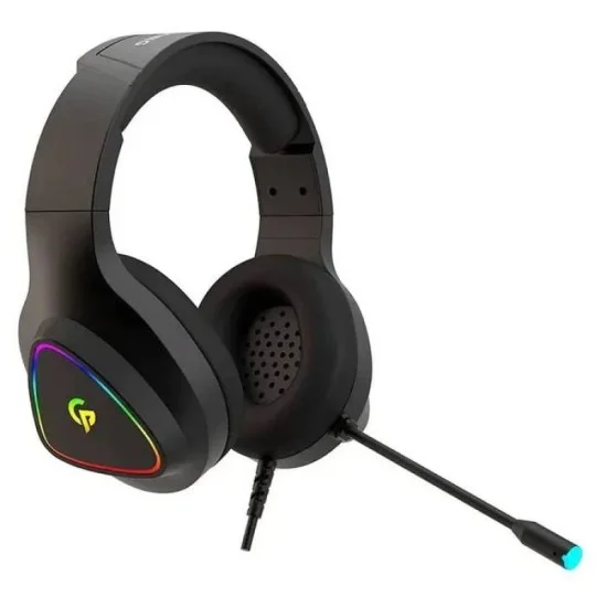 Porodo Gaming Headphone HD Sound With RGB - Black